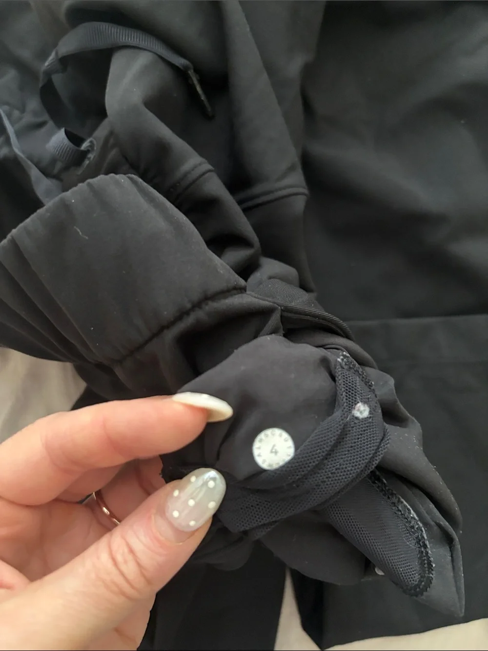 lululemon athletica Black Drawstring Track Pants